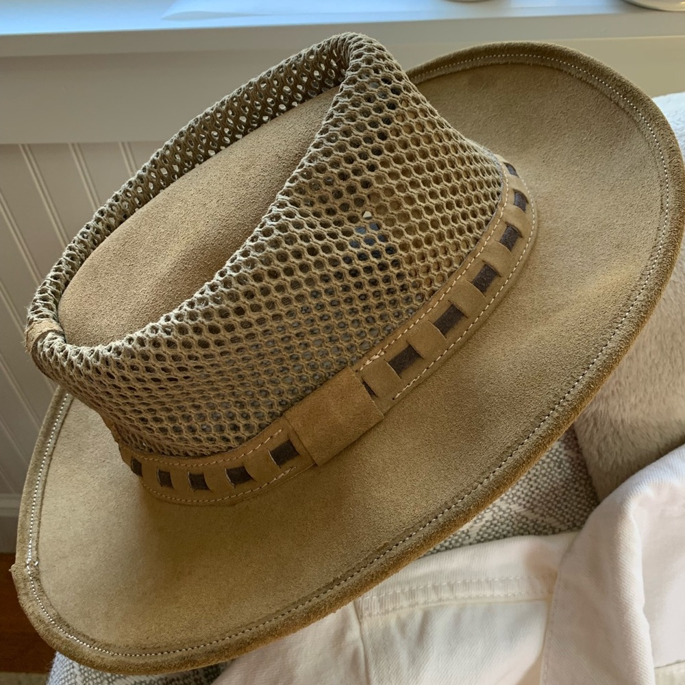 ROGUE Suede/Mesh Hat xl Handmade, some imperfections, shading on brim as shown